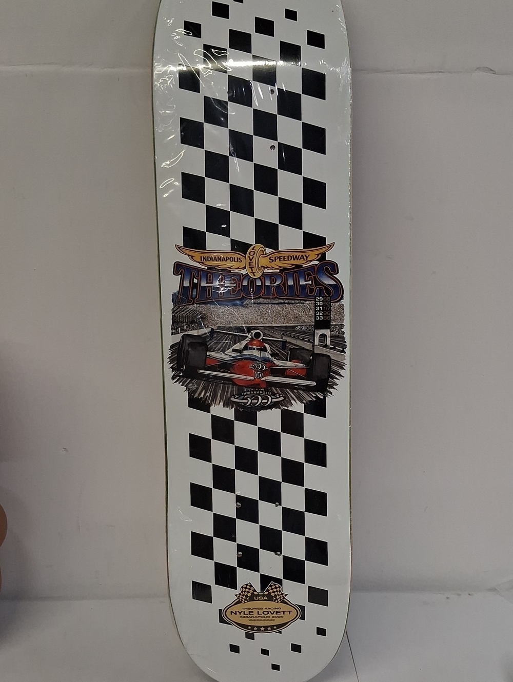 NWT Theories Nyle Lovett Speedway Pro Skateboard Deck-brown
